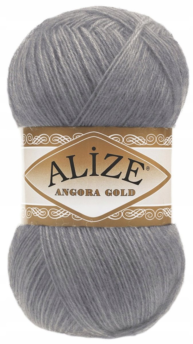 Alize, włóczka Angora Gold 87, popielaty - Alize | Sklep EMPIK.COM