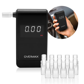 ALKOMAT ELEKTROCHEMICZNY PROFESJONALNY Darmowa Kalibracja 15xUSTNIKI + ETUI - Overmax