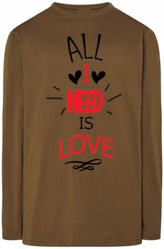 All I Need Is Love Longsleeve Nadruk r.S - Inna marka