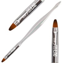 AlleLac Pędzelek do Żelu Owalny nr 6 Biały – Pędzelek do Paznokci