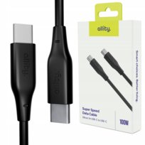 Allity kabel AUC-02 USB-C - USB-C 1,0 m 100W czarny