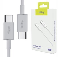 Allity kabel AUC-03 USB-C - USB-C 1,0 m 100W biały