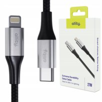 Allity kabel USB-C - Lightning 1,0 m 27W czarny