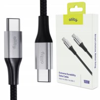 Allity kabel USB-C - USB-C 1,0 m 100W czarny