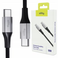 Allity kabel USB-C - USB-C 2,0 m 100W czarny