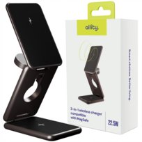 Allity ładowarka bezprzewodowa AWC-230-22WMS 22,5W grafitowa 3w1