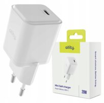 Allity ładowarka sieciowa GaN PD QC ATC-01-20WC 1x USB-C 20W biała