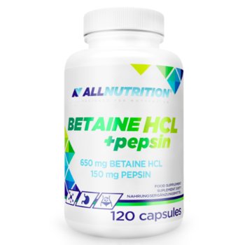 Allnutrition, Betaine HCL + PEPSIN, 120 kaps. - Allnutrition