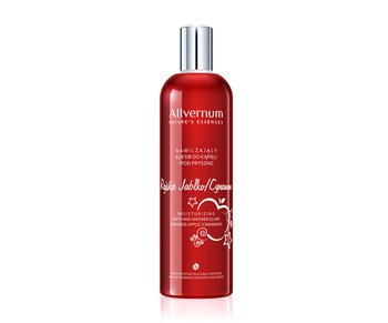 Allverne, Nature's Essences, eliksir do kąpieli i pod prysznic jabłko-cynamon, 500 ml - Allverne