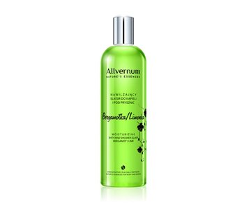 Allvernum, Nature's Essences, eliksir do kąpieli i pod prysznic bergamotka-limonka, 500 ml - Allvernum