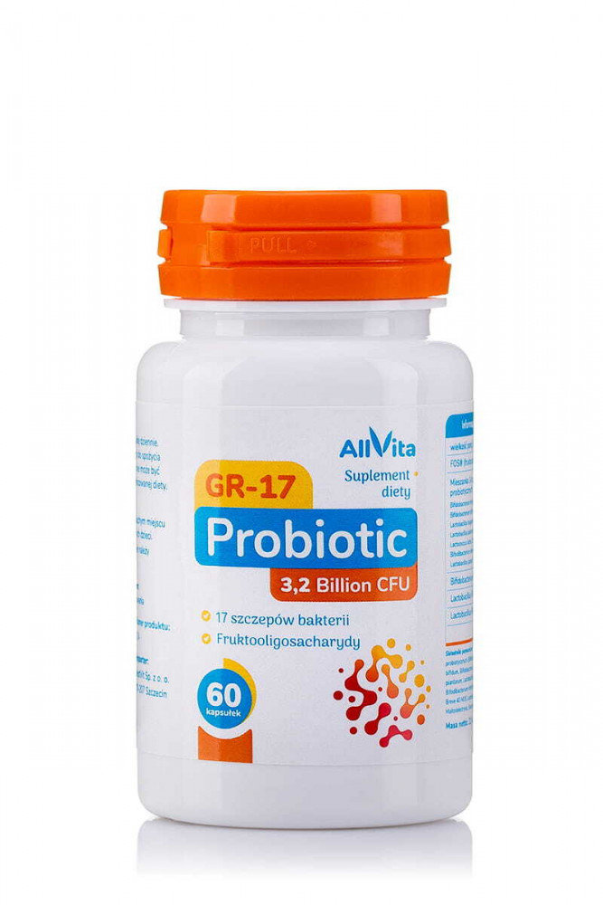 Allvita Probiotyk Na Jelita 17 Szczepów Bakterii Probiotycznych 60szt Sklep Empikcom 0418