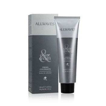 Allwaves, Cream Color, farba do włosów 4.4, 100 ml - Allwaves