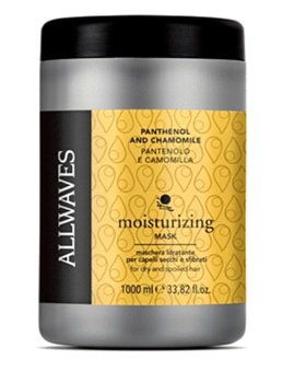 ALLWAVES Nawilżająca maska do włosów z pantenolem i rumiankiem 1000ml - Allwaves