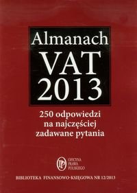 Almanach VAT 2013 - Opracowanie zbiorowe