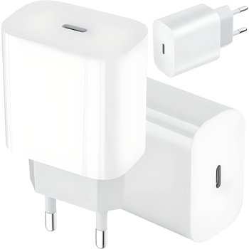 Alogy Ładowarka sieciowa szybka 30W USB-C USB typ C GaN PD do iPhone kostka Alogy Biała - Alogy