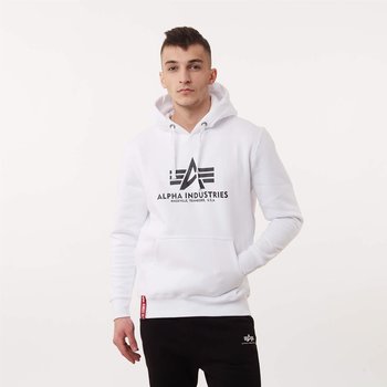 Alpha Industries BASIC HOODY WHITE - XL - Alpha Industries