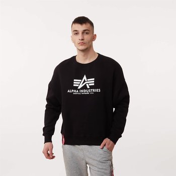 Alpha Industries BASIC OVERSIZED SWEATER BLACK - XL - Alpha Industries