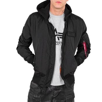 Alpha Industries MA-1 TT black/black, kurtka męska 196108-515 L - Alpha Industries