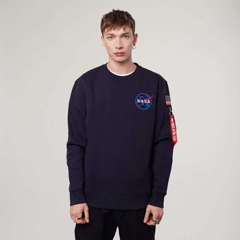 Alpha Industries Space Shuttle Sweater Rep Blue - L - Alpha Industries