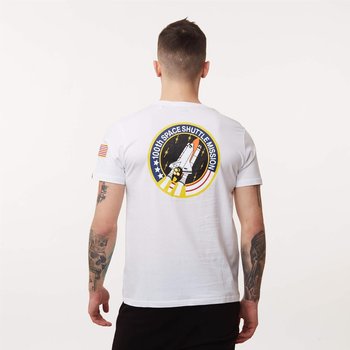 Alpha Industries Space Shuttle T-Shirt WHITE - M - Alpha Industries