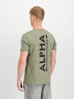 Alpha Industries T-shirt Back Print (128507) olive/black XL Alpha Industries