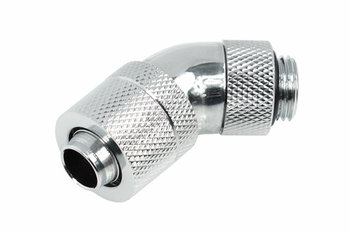 Alphacool HF 13/10 compression fitting 45° revolvable G1/4 - Chrome - Alphacool