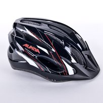 ALPINA MTB17 kask rowerowy czarno-biało-czerwony
