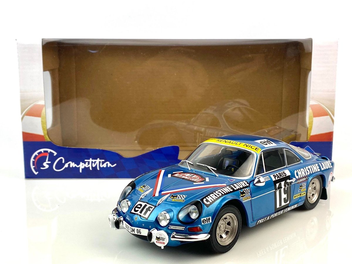 SOLIDO - Alpine A110 1600S - Rallye Monte Carlo 1976-1/18