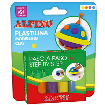 ALPINO Zestaw plasteliny 25g x 4 kolory UFO - Alpino