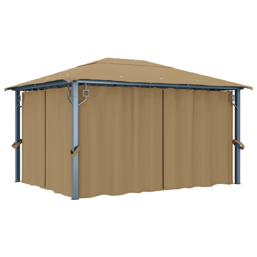 Altana ogrodowa VIDAXL, taupe, 400x300x270 cm