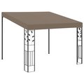 Altana przyścienna, 3 x 3 x 2,5 m, taupe - vidaXL