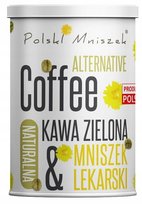 Alternatywna kawa z mniszka lekarskiego z kawą zieloną bezkofeinową