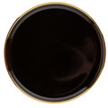 Altom, Gold Dream, półmisek okrągły do serwowania, czarny, 21 cm - Altom