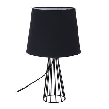 Altom, Lampa stołowa z podstawą metalową, szprosową, czarny, 23x40 cm - Altom