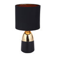 Altom, Lampa stołowa z podstawą metalową, złota, 16x31 cm - Altom