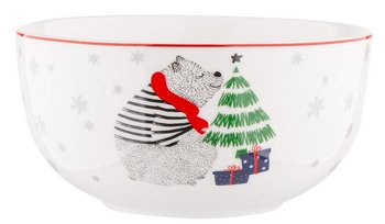 Altom, Miska winter friends, 13 cm, dek. niedźwiadek - Altom