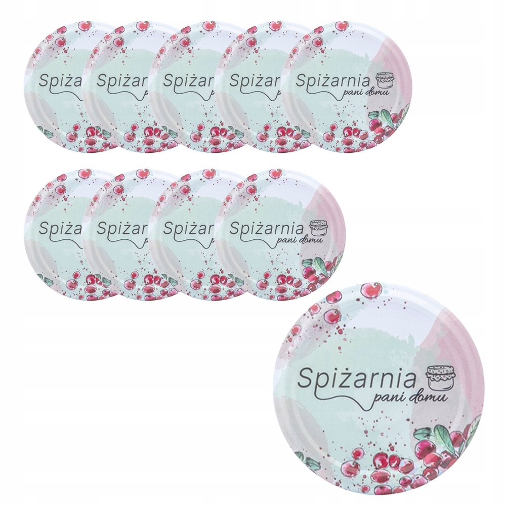 Altom, Spiżarnia Pani Domu Kpl.10 Zakrętek Fi 66 4Z Z Napisem - Altom ...