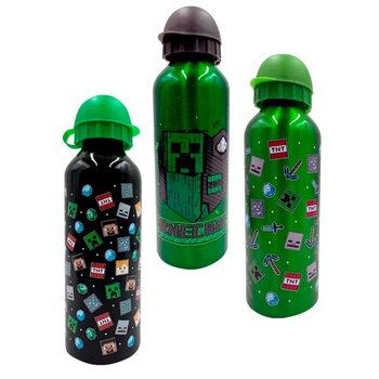 Aluminiowy bidon butelka dla dzieci Minecraft Creeper/mix 500 ml - Kids Euroswan
