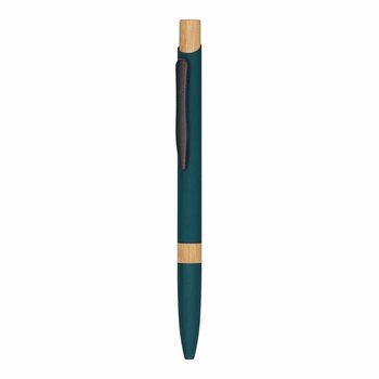Aluminiowy długopis BAMBOO SYMPHONY, zielony - UPOMINKARNIA