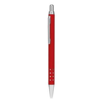 Aluminiowy długopis BUKAREST, czerwony - UPOMINKARNIA