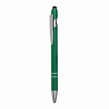 Aluminiowy długopis MERCHANT, zielony - UPOMINKARNIA
