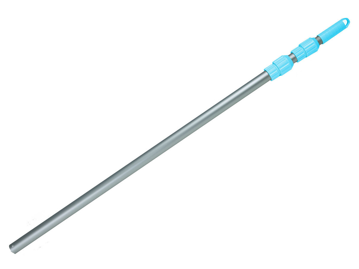 Aluminiowy kij teleskopowy aluminiowy basen INTEX 29055, srebrny, 279x2,98x2,98 cm