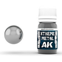 Aluminium 30ml - Farba Metaliczna Xtreme Metal AK INTERACTIVE
