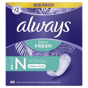 Always, Dailies Normal Fresh & Protect Fresh Wkładki Higieniczne, 60 Sztuk - Always