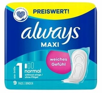Always Maxi Normal Podpaski Bez Skrzydełek 9 szt - Always