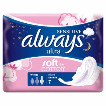 always podpaski ultra sensitive night 7szt. - Always