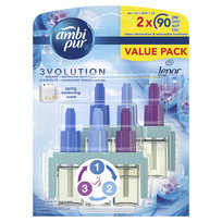 Ambi Pur 3Volution wkład do elektrycznego odświeżacza powietrza Spring Awakening, 2x20 ml Ambi Pur