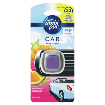 Ambi Pur Car Fruity Tropics Zestaw startowy samochodowego odświeżacza powietrza, 1 sztuka