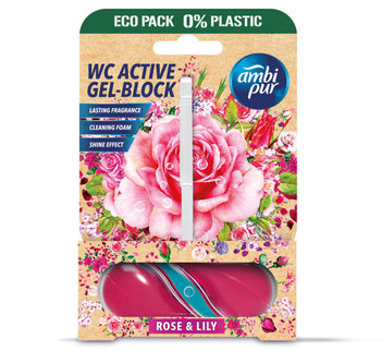 Ambi Pur Zawieszka Żelowa Do Wc Rose & Lily 45G - Ambi Pur