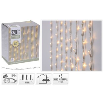 Ambiance Lampki W Formie Kurtyny, 320 Diod Led - Ambiance